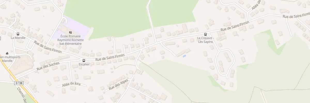 Plan du 40 Rue de Saint-firmin au Creusot