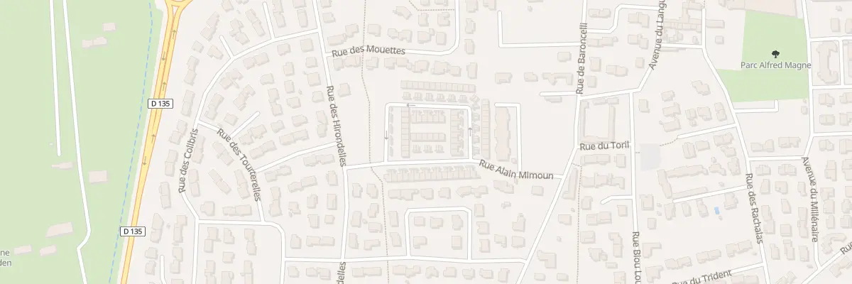 Plan du 10 Rue Alain Mimoun à Marguerittes
