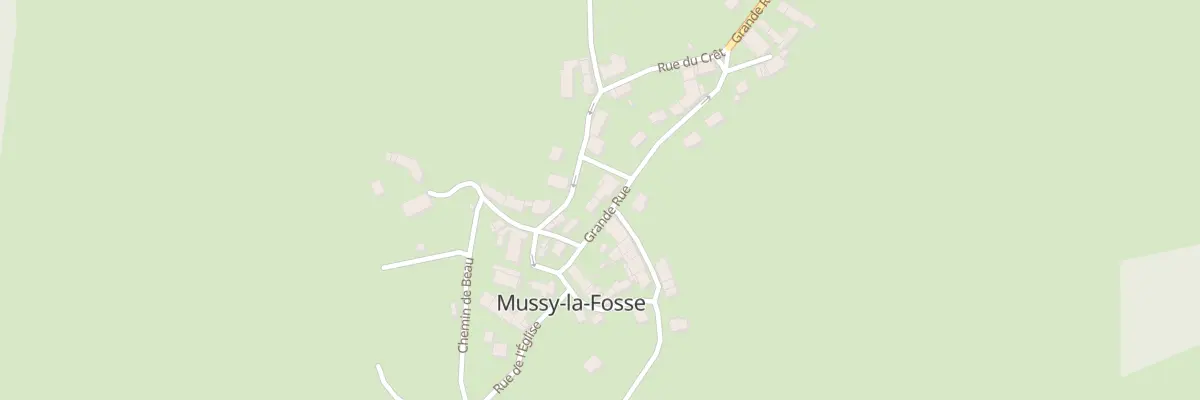 Plan du 5045 Grande Rue à Mussy-la-Fosse