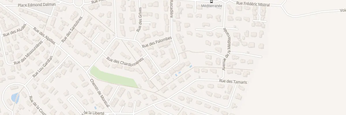 Plan du 9 Rue de la Muscadière à Garons