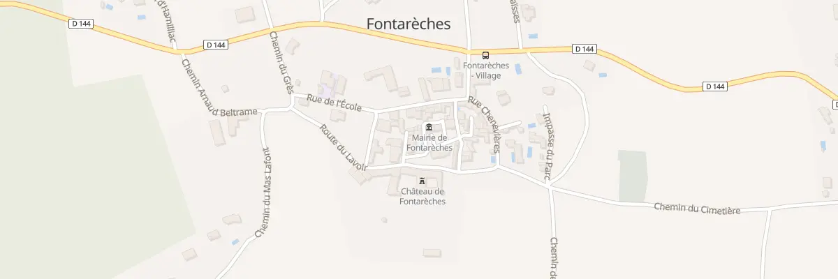 Plan du 5056 Le Village à Fontarèches