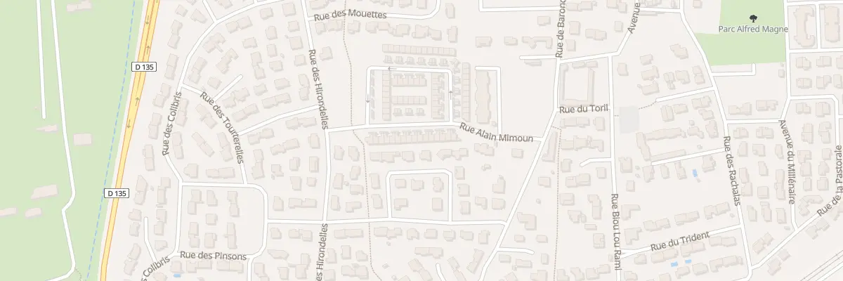 Plan du 13 Rue Alain Mimoun à Marguerittes