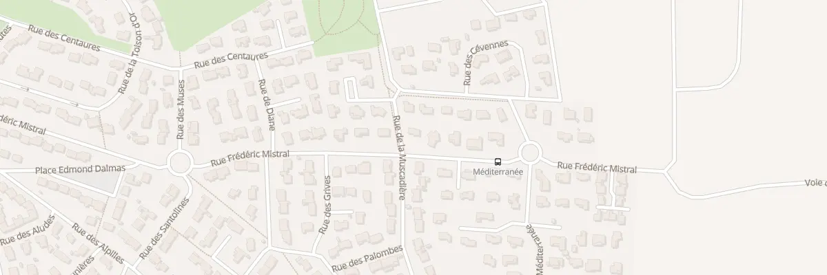 Plan du 17 Rue Frédéric Mistral à Garons