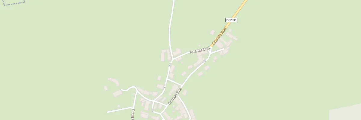 Plan du 10 Rue du Crêt à Mussy-la-Fosse