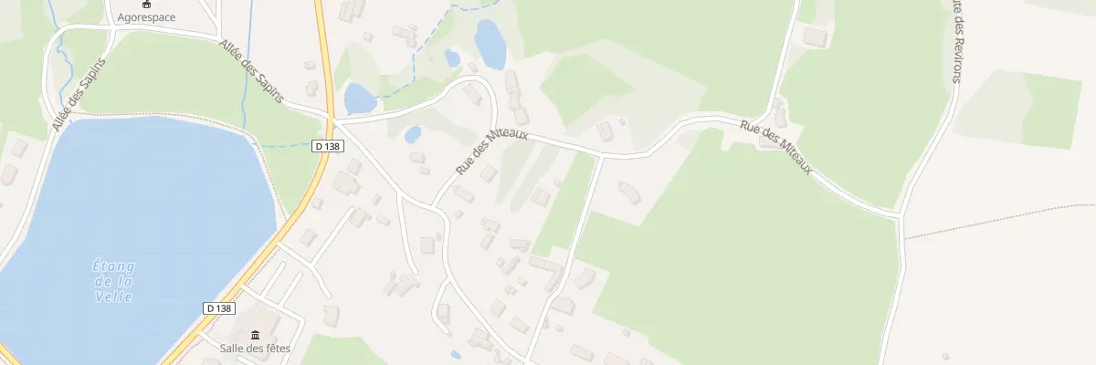 Plan du 4 Les Mitteaux à Saint-Sernin-du-Bois