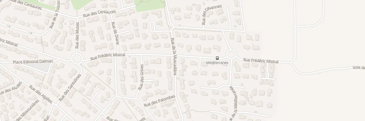 Plan du 44 Rue de la Muscadière à Garons