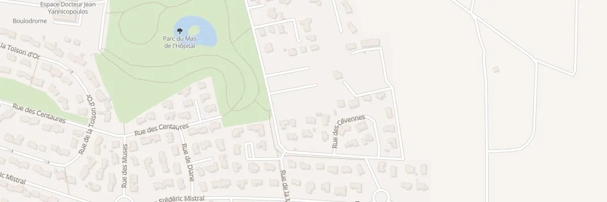 Plan du 20 Av des Rives du Parc à Garons