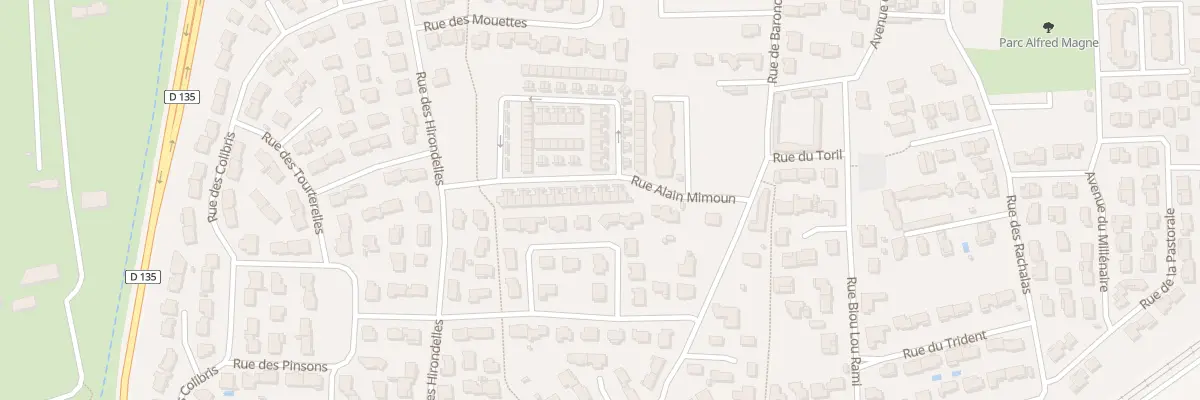 Plan du 7 Rue Alain Mimoun à Marguerittes