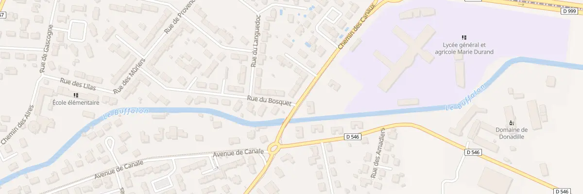Plan du 25 Rue du Bosquet à Rodilhan