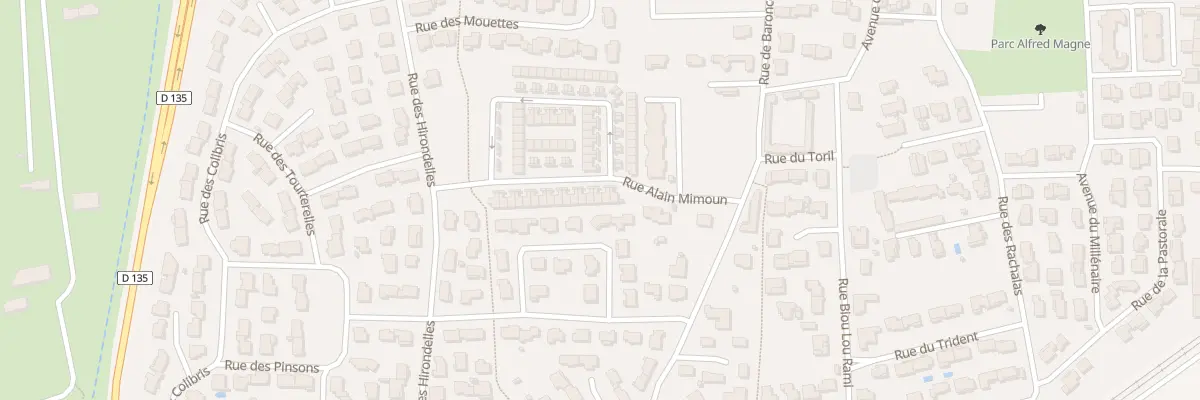 Plan du 5 Rue Alain Mimoun à Marguerittes