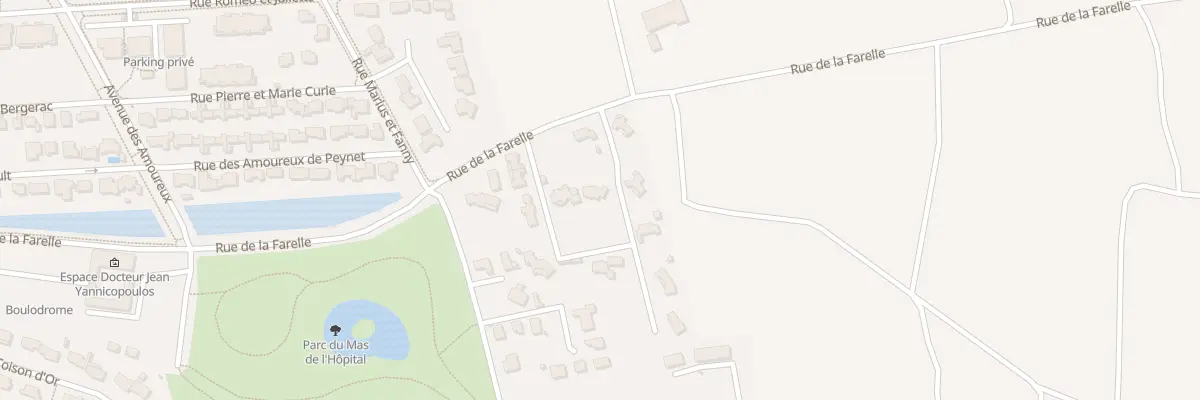 Plan du 5009 Rue de la Farelle à Garons