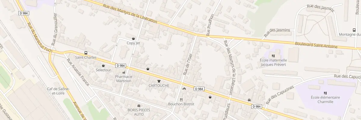 Plan du 41 Rue de l’Yser au Creusot