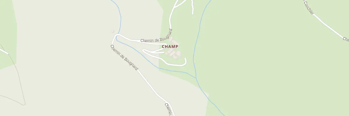 Plan du 160 Che du Champ à Saint-Genest-Lachamp