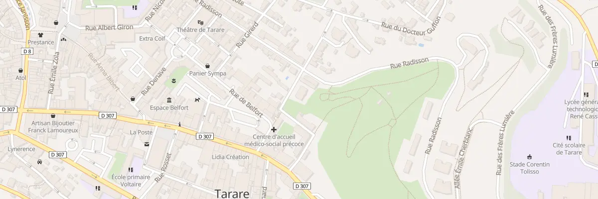 Plan du 3 Rue MONTAGNY à Tarare