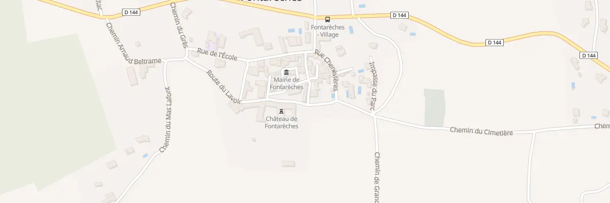 Plan du 5002 Le Village à Fontarèches
