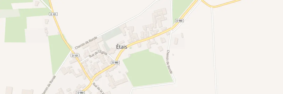 Plan du 9015 Rue du Sou à Étais