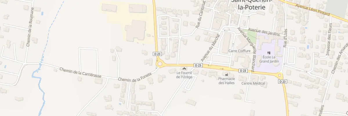 Plan du 5850 Rue du 10 Mai 1981 à Saint-Quentin-la-Poterie