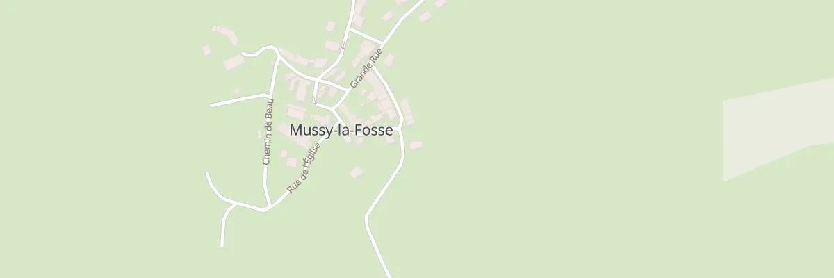 Plan du 17 Rte de la Montagne à Mussy-la-Fosse