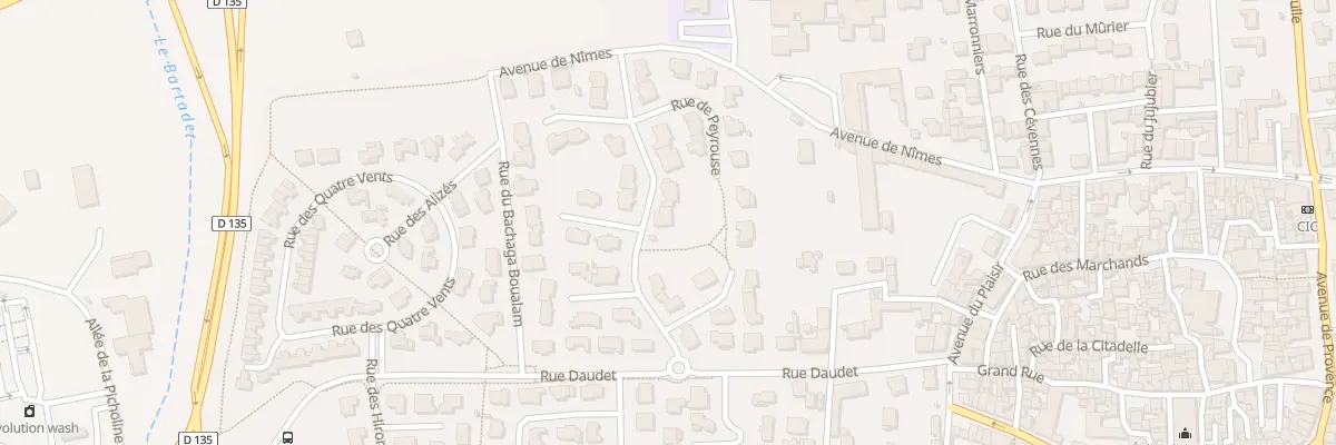 Plan du 18 Rue de Peyrouse à Marguerittes