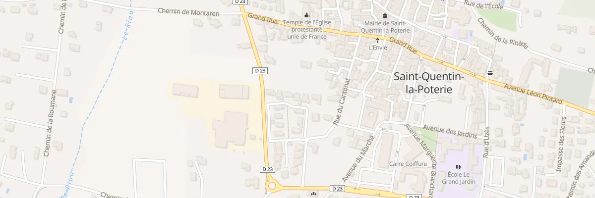 Plan du 14 Rue du Jardinier à Saint-Quentin-la-Poterie