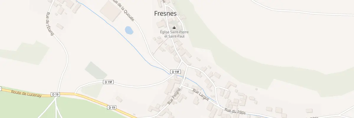 Plan du 1 Rue de l’Eglise à Fresnes