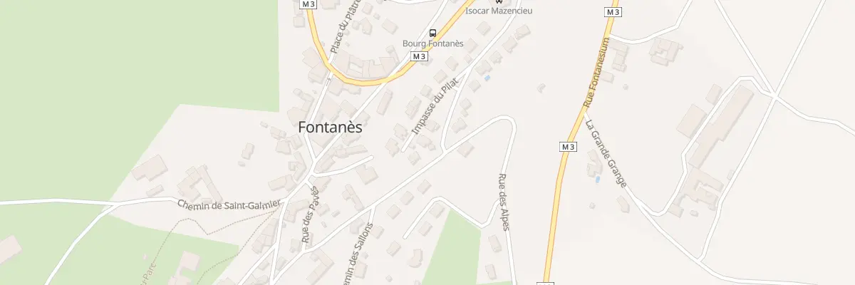 Plan du 10 Rue de Chantemerle à Fontanès