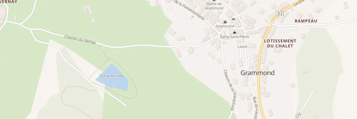 Plan du 129 Che du Vernay à Grammond