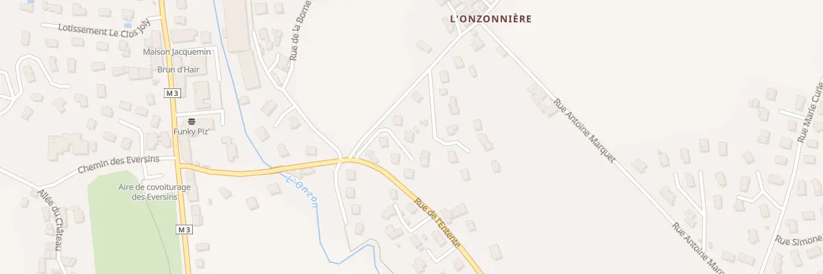 Plan du 9531 L’Onzonniere à Sorbiers