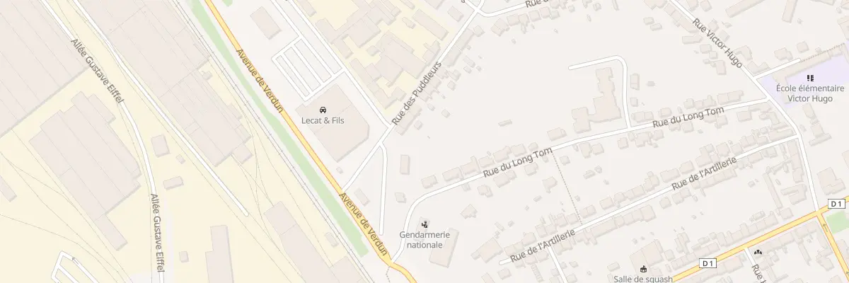 Plan du 41 Rue des Puddleurs au Creusot