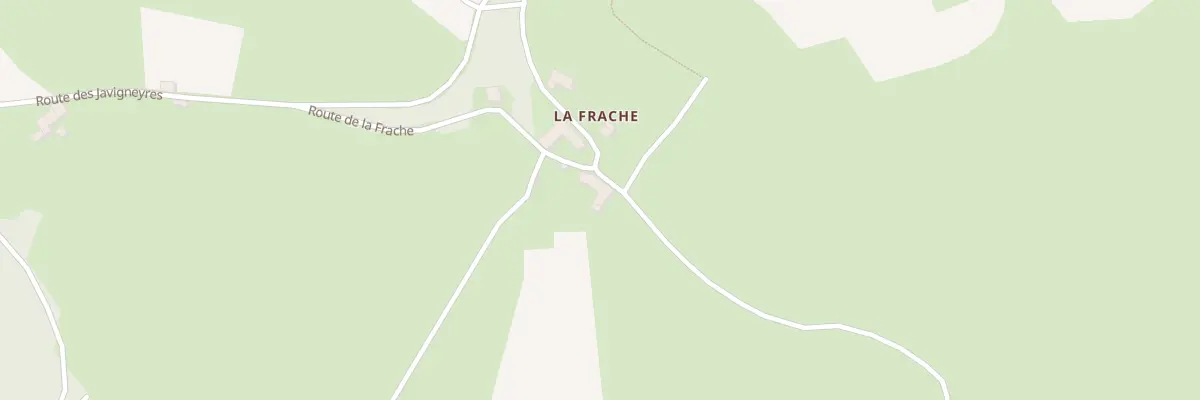 Plan du 9001 La Frache à Saint-Julien-Molhesabate