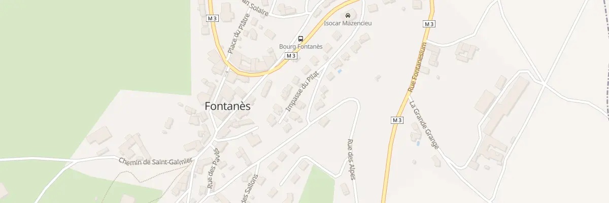Plan du 8 Rue de Chantemerle à Fontanès