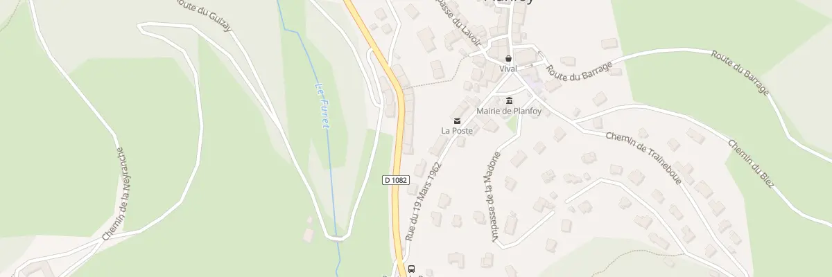Plan du 144 Rte de Saint-etienne à Planfoy