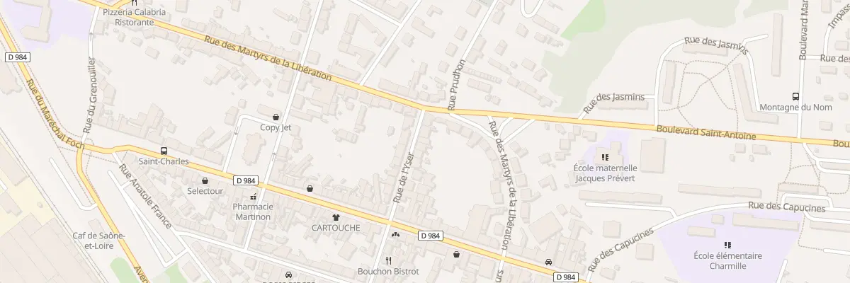 Plan du 48A Rue de l’Yser au Creusot