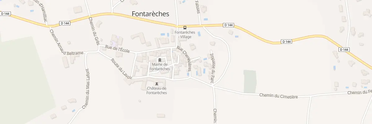 Plan du 5007 Le Village à Fontarèches