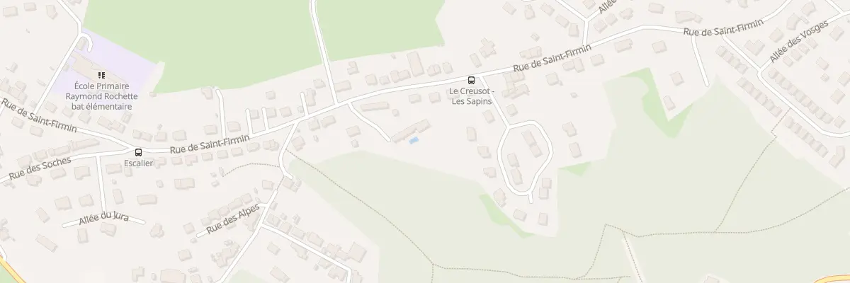 Plan du 42A Rue de Saint-firmin au Creusot