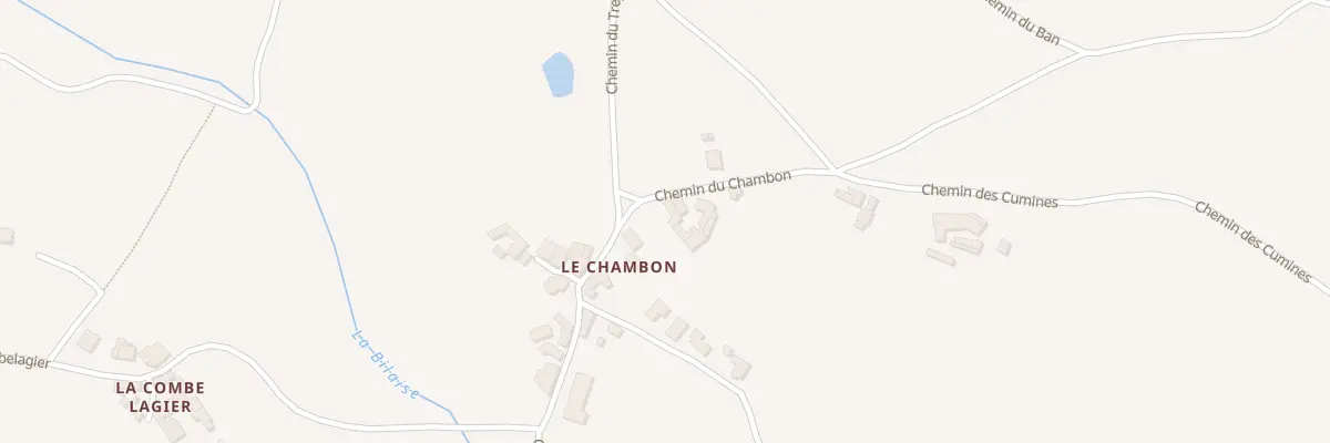 Plan du 214 Che du Chambon à Grammond