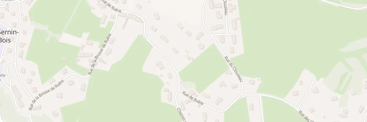 Plan du 17 Rue de Ruère à Saint-Sernin-du-Bois