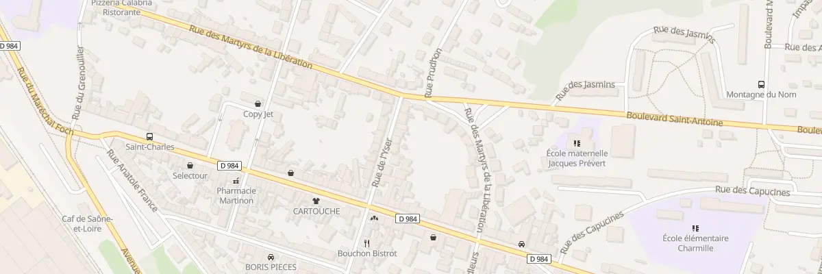 Plan du 46B Rue de l’Yser au Creusot