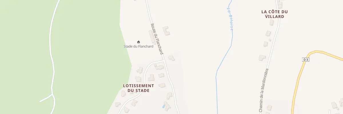 Plan du 10 Rte du Flanchard à Grammond