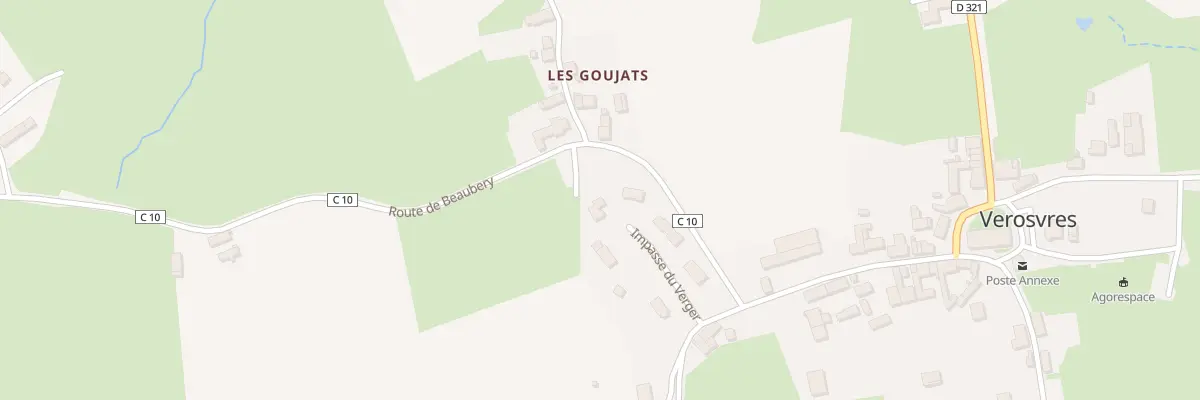 Plan du 109 Imp du Verger à Verosvres