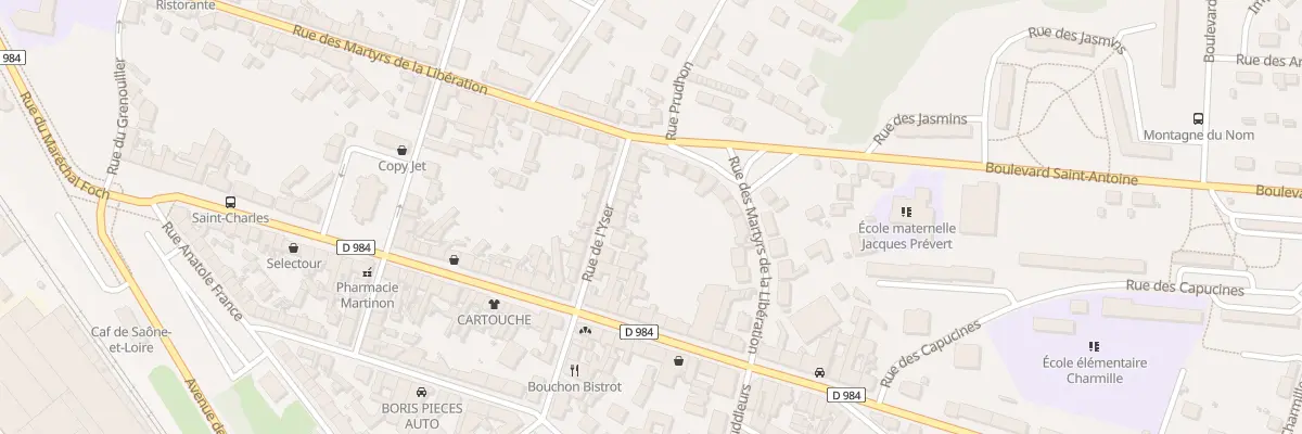 Plan du 46 Rue de l’Yser au Creusot