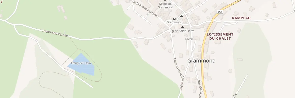 Plan du 89 Che du Vernay à Grammond