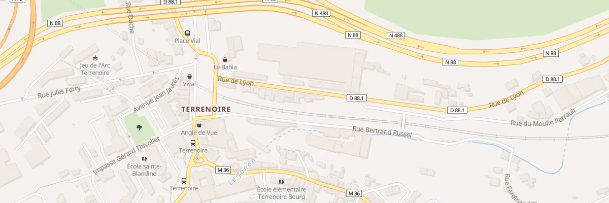 Plan du 24 Rue de Lyon à Saint-Étienne