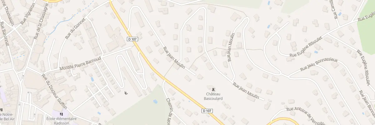 Plan du 22 Rue JEAN MOULIN à Tarare