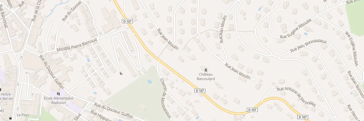 Plan du 16 Rue JEAN MOULIN à Tarare
