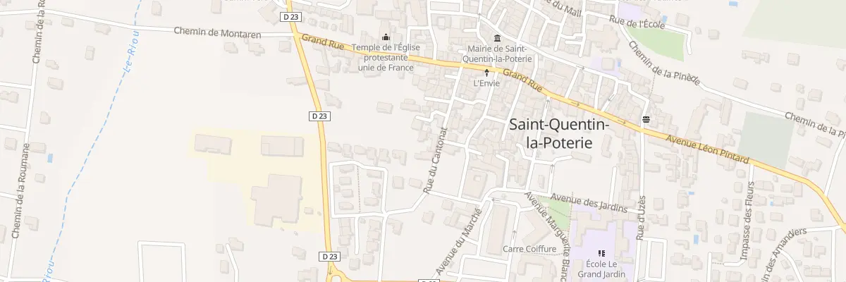 Plan du 14 Rue du Cantonat à Saint-Quentin-la-Poterie