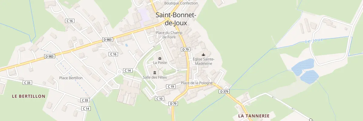 Plan du 9025 Rue de l’Eglise à Saint-Bonnet-de-Joux
