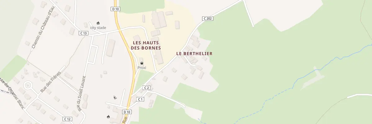 Plan du 142 Che du Berthelier à Propières