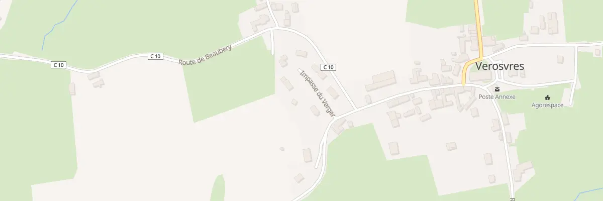 Plan du 67 Imp du Verger à Verosvres