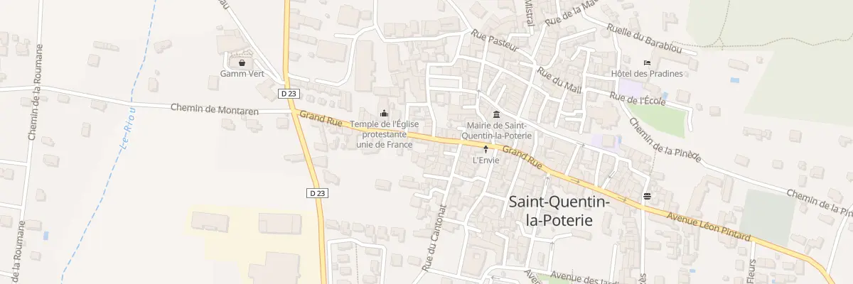 Plan du 69 Grand Rue à Saint-Quentin-la-Poterie